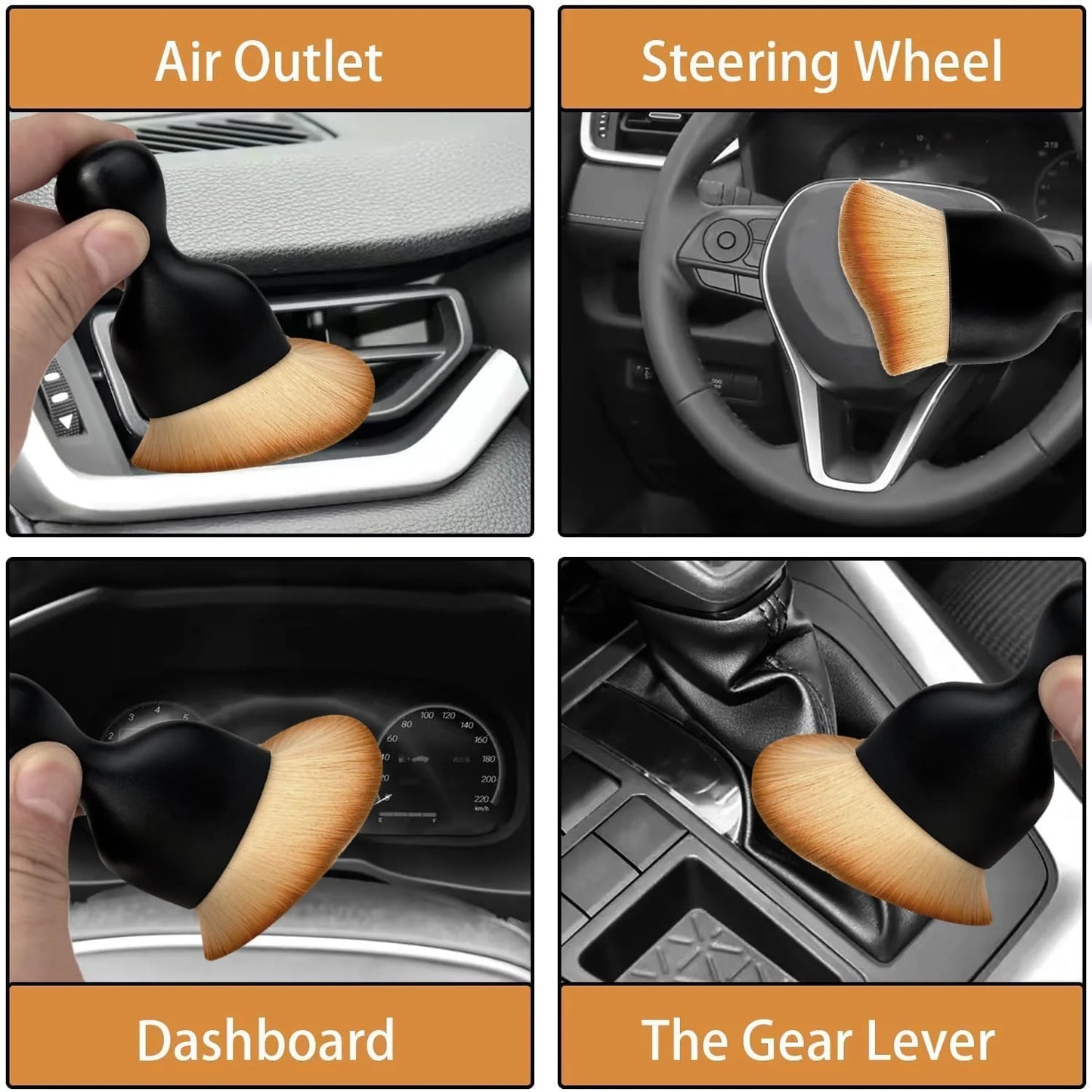 Pack of 3 Microfiber Car Duster & Complete Car Cleaning Kit